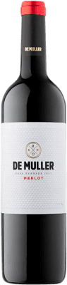 10,95 € Free Shipping | Red wine De Muller D.O. Tarragona Catalonia Spain Merlot Bottle 75 cl