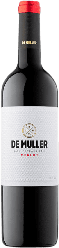 7,95 € 免费送货 | 红酒 De Muller D.O. Tarragona 加泰罗尼亚 西班牙 Merlot 瓶子 75 cl