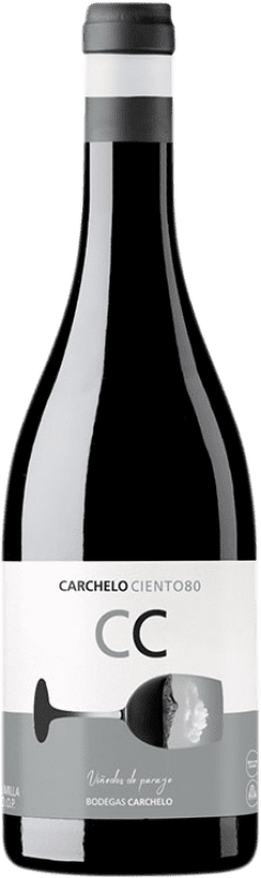14,95 € Envío gratis | Vino tinto Carchelo Ciento80 Viñedos de Paraje D.O. Jumilla Región de Murcia España Tempranillo, Syrah, Cabernet Sauvignon, Monastrell Botella 75 cl