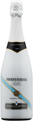 6,95 € Бесплатная доставка | Белое игристое вино Paternina Brut — брют Vintage D.O. Cava Каталония Испания Macabeo — Макабео, Xarel·lo — Шарелло, Parellada — Парельяда 75 cl