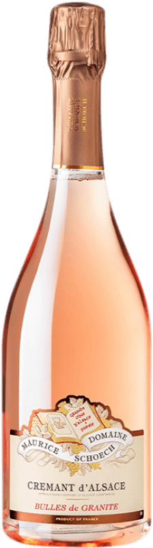 25,95 € Kostenloser Versand | Rosé Sekt Maurice Schoech Bulles de Granite Crémant Rosé Brut A.O.C. Alsace Elsass Frankreich Pinot Schwarz Flasche 75 cl