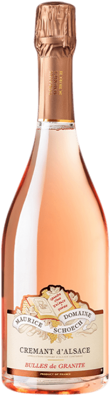 27,95 € Envío gratis | Espumoso rosado Maurice Schoech Bulles de Granite Rosé Brut A.O.C. Crémant d'Alsace Alsace Francia Pinot Negro Botella 75 cl