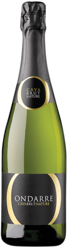 14,95 € Envio grátis | Espumante Branco Ondarre Brut Nature — Bruto Natural D.O. Cava Catalunha Espanha Viura Garrafa 75 cl