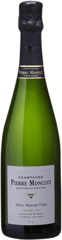 45,95 € Envio grátis | Espumante Branco Pierre Moncuit Delos Reserva A.O.C. Champagne Champagne França Chardonnay 75 cl