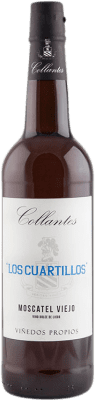 15,95 € Бесплатная доставка | Сладкое вино Primitivo Collantes Los Cuartillos D.O. Jerez-Xérès-Sherry Андалусия Испания Muscatel Small Grain бутылка 75 cl