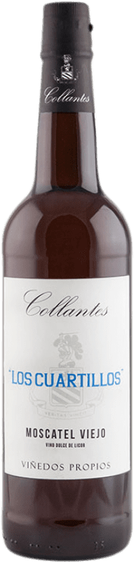 15,95 € Free Shipping | Sweet wine Primitivo Collantes Los Cuartillos D.O. Jerez-Xérès-Sherry Andalusia Spain Muscatel Small Grain Bottle 75 cl