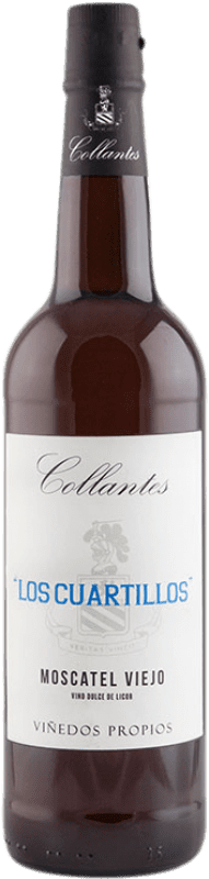 12,95 € Free Shipping | Sweet wine Primitivo Collantes Los Cuartillos D.O. Jerez-Xérès-Sherry Andalusia Spain Muscatel Small Grain Bottle 75 cl