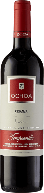 17,95 € 送料無料 | 赤ワイン Ochoa 8A Crianza — クリアンサ D.O. Navarra ナバラ スペイン Tempranillo — テンプラニーリョ Eco — エコ ビオ オーガニック 75 cl