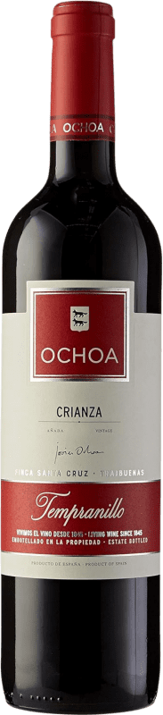 15,95 € Free Shipping | Red wine Ochoa 8A Aged D.O. Navarra Navarre Spain Tempranillo Bottle 75 cl