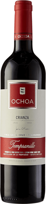 15,95 € Envoi gratuit | Vin rouge Ochoa 8A Crianza D.O. Navarra Navarre Espagne Tempranillo Bouteille 75 cl