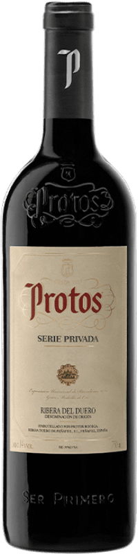 24,95 € Free Shipping | Red wine Protos Serie Privada Aged D.O. Ribera del Duero Castilla y León Spain Tempranillo Bottle 75 cl