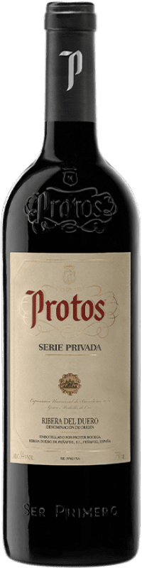 26,95 € Бесплатная доставка | Красное вино Protos Serie Privada старения D.O. Ribera del Duero Кастилия-Леон Испания Tempranillo бутылка 75 cl