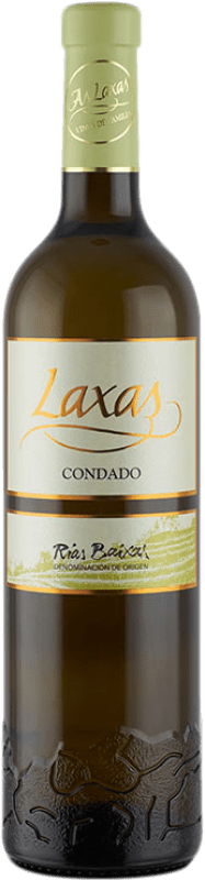 14,95 € Бесплатная доставка | Белое вино As Laxas Condado D.O. Rías Baixas Галисия Испания Loureiro, Treixadura, Albariño бутылка 75 cl