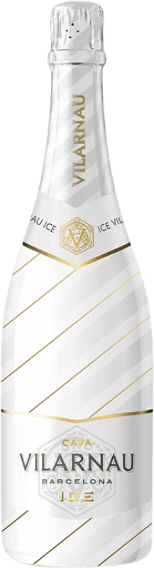 15,95 € Free Shipping | White Sparkling Wine Vilarnau Ice D.O. Cava Catalonia Spain Subirat Parent Bottle 75 cl