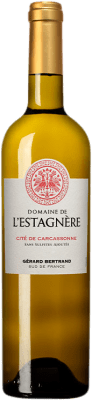 23,95 € 免费送货 | 白酒 Gérard Bertrand Domaine de l'Estagnère Cité de Carcassonne Blanc 法国 Chardonnay 瓶子 75 cl