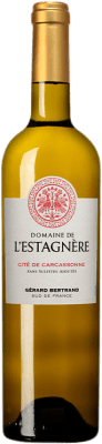 24,95 € Free Shipping | White wine Gérard Bertrand Domaine de l'Estagnère Cité de Carcassonne Blanc France Chardonnay Bottle 75 cl