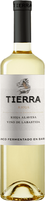 7,95 € Бесплатная доставка | Белое вино Tierra Blanco старения D.O.Ca. Rioja Страна Басков Испания Viura, Malvasía, Grenache White бутылка 75 cl