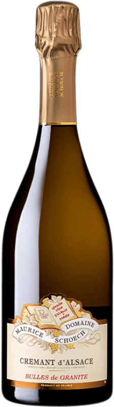 16,95 € Бесплатная доставка | Белое игристое Maurice Schoech Bulles de Granite Crémant брют A.O.C. Alsace Эльзас Франция Chardonnay, Pinot White бутылка 75 cl