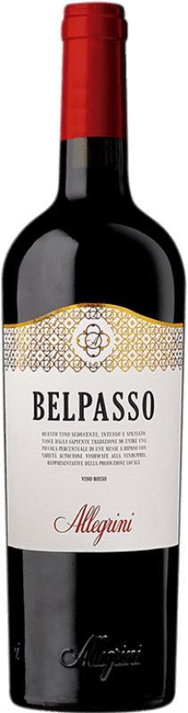 10,95 € Бесплатная доставка | Красное вино Allegrini Belpasso I.G.T. Veneto Венето Италия Merlot — Мерло, Cabernet Sauvignon — Каберне Совиньон, Corvina — Корвина, Rondinella — Рондинелла, Corvinone — Корвиноне Бутылка 75 cl