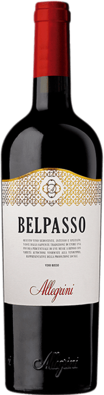 16,95 € Free Shipping | Red wine Allegrini Belpasso I.G.T. Veneto Veneto Italy Merlot, Cabernet Sauvignon, Corvina, Rondinella, Corvinone Bottle 75 cl