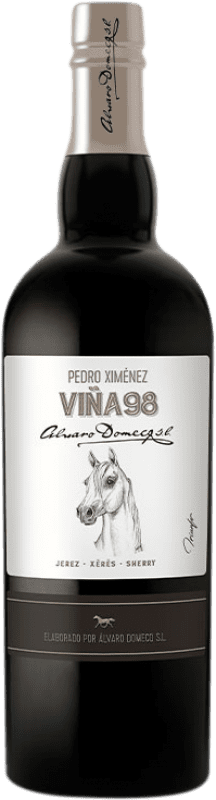 23,95 € Envío gratis | Vino dulce Domecq Viña 98 D.O. Jerez-Xérès-Sherry Andalucía España Pedro Ximénez Botella 75 cl