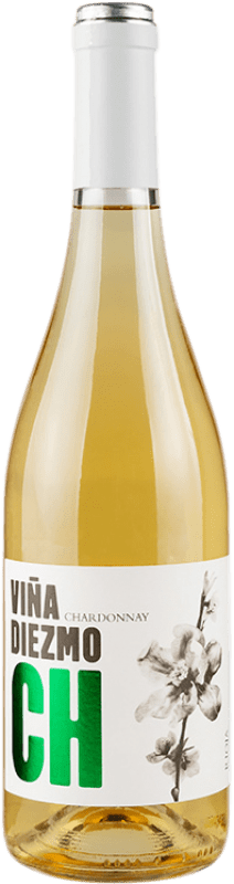 7,95 € Free Shipping | White wine Casa Primicia Viña Diezmo D.O.Ca. Rioja The Rioja Spain Chardonnay Bottle 75 cl