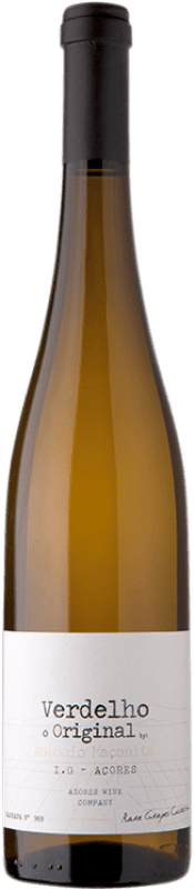 33,95 € 免费送货 | 白酒 Azores Wine Verdelho O Original I.G. Azores Islas Azores 葡萄牙 Verdello 瓶子 75 cl