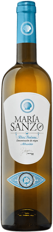 9,95 € Envío gratis | Vino blanco Rodríguez & Sanzo María Sanzo D.O. Rías Baixas Galicia España Albariño Botella 75 cl