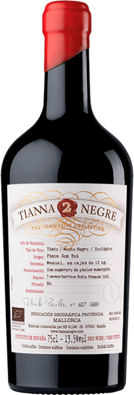 46,95 € 送料無料 | 赤ワイン Tianna Negre The Sommelier Nº 2 Collection — コレクション I.G.P. Vi de la Terra de Mallorca マヨルカ島 スペイン Mantonegro — マントネグロ 75 cl