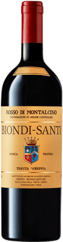 95,95 € Kostenloser Versand | Rotwein Biondi Santi D.O.C. Rosso di Montalcino Toskana Italien Sangiovese Grosso Flasche 75 cl