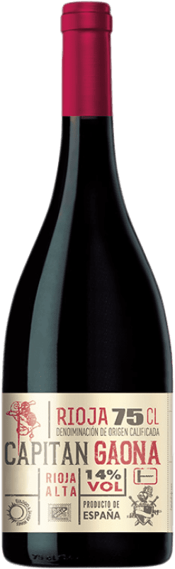 13,95 € 送料無料 | 赤ワイン Rodríguez & Sanzo Capitán Gaona D.O.Ca. Rioja ラ・リオハ スペイン Tempranillo, Grenache ボトル 75 cl