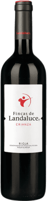 13,95 € Free Shipping | Red Wine Landaluce Crianza — Aged D.O.Ca. Rioja Basque Country Spain Tempranillo 75 cl