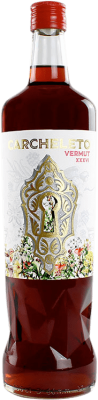 18,95 € Envío gratis | Vermut Carchelo Carcheleto Rojo Artesano Región de Murcia España Verdejo Botella 1 L
