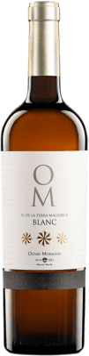 14,95 € Бесплатная доставка | Белое вино Oliver Moragues OM Blanc I.G.P. Vi de la Terra de Mallorca Майорка Испания Viognier, Prensal Blanco бутылка 75 cl