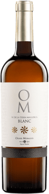 14,95 € 免费送货 | 白酒 Oliver Moragues OM Blanc I.G.P. Vi de la Terra de Mallorca 马略卡 西班牙 Viognier, Prensal Blanco 瓶子 75 cl