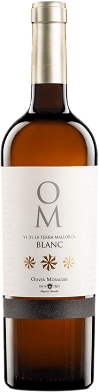 14,95 € 送料無料 | 白ワイン Oliver Moragues OM Blanc I.G.P. Vi de la Terra de Mallorca マヨルカ島 スペイン Viognier, Prensal Blanco ボトル 75 cl