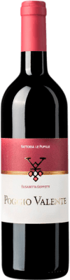 46,95 € 免费送货 | 红酒 Le Pupille Poggio Valente I.G.T. Toscana 托斯卡纳 意大利 Sangiovese 瓶子 75 cl