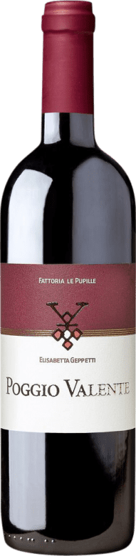 48,95 € Free Shipping | Red wine Le Pupille Poggio Valente I.G.T. Toscana Tuscany Italy Sangiovese Bottle 75 cl