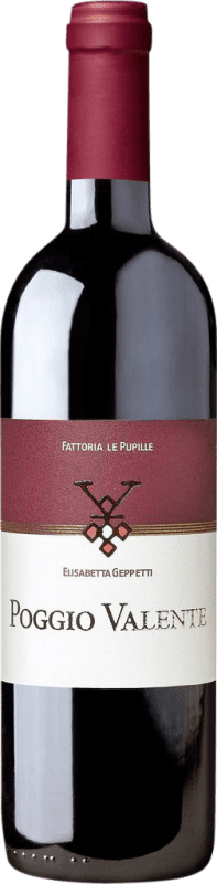 45,95 € Бесплатная доставка | Красное вино Le Pupille Poggio Valente I.G.T. Toscana Тоскана Италия Sangiovese — Санджовезе Бутылка 75 cl