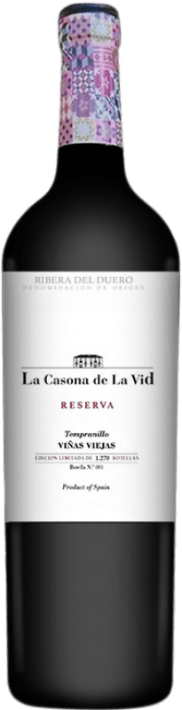 31,95 € Envoi gratuit | Vin rouge Lagar de Isilla La Casona de la Vid Réserve D.O. Ribera del Duero Castille et Leon Espagne Tempranillo Bouteille 75 cl