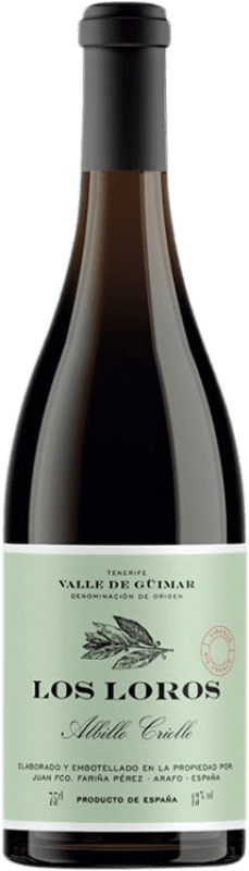 22,95 € Free Shipping | White wine Fariña Pérez Los Loros D.O. Valle del Güímar Canary Islands Spain Albillo Criollo Bottle 75 cl