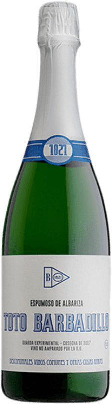 19,95 € Envío gratis | Espumoso blanco Barbadillo Toto Brut Nature España Palomino Fino, Chardonnay Botella 75 cl