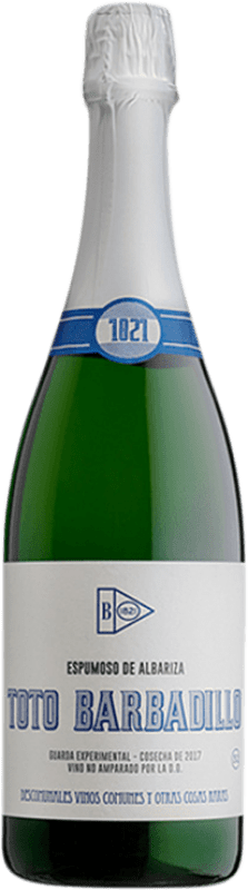 19,95 € Envoi gratuit | Vin Mousseux Blanc Barbadillo Toto Brut Nature Espagne Palomino Fino, Chardonnay Bouteille 75 cl