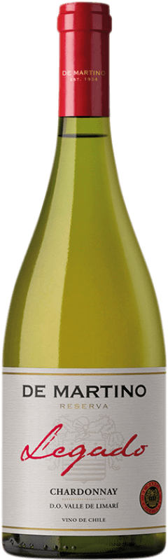 16,95 € Envoi gratuit | Vin blanc De Martino Legado Crianza Valle del Limarí Chili Chardonnay Bouteille 75 cl