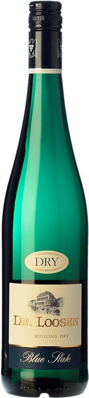 26,95 € Envio grátis | Vinho Branco Dr. Loosen Blue Slate Dry — Seco Q.b.A. Mosel Mosel Alemanha Riesling Garrafa 75 cl