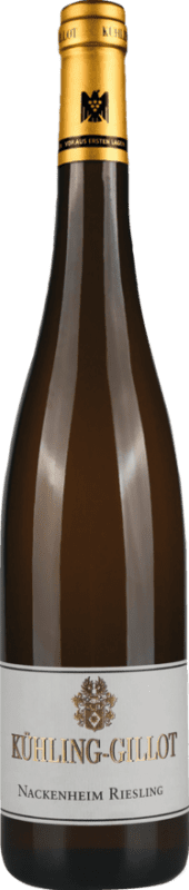 31,95 € Kostenloser Versand | Weißwein Kühling-Gillot Nackenheim Q.b.A. Rheinhessen Rheinhessen Deutschland Riesling Eco Biologisch Flasche 75 cl