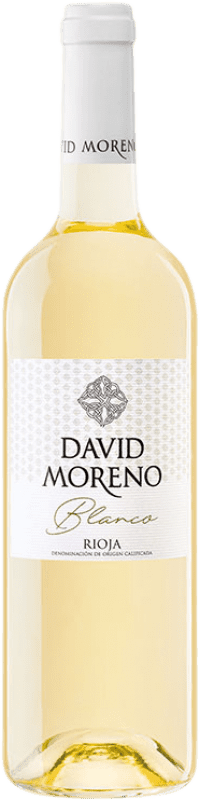 6,95 € Envio grátis | Vinho branco David Moreno Blanco D.O.Ca. Rioja La Rioja Espanha Viura Garrafa 75 cl