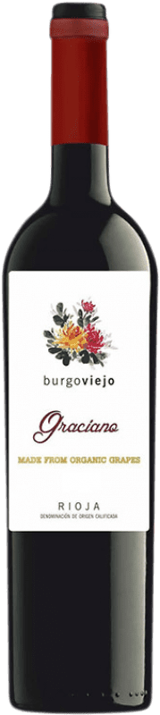 10,95 € Free Shipping | Red wine Burgo Viejo Organic D.O.Ca. Rioja The Rioja Spain Graciano Bottle 75 cl