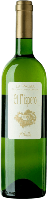 17,95 € Envio grátis | Vinho branco Eufrosina Pérez El Níspero D.O. La Palma Ilhas Canárias Espanha Albillo Garrafa 75 cl