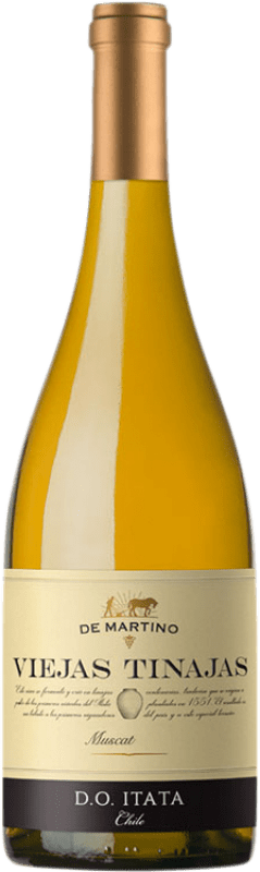 42,95 € Envío gratis | Vino blanco De Martino Viejas Tinajas Muscat I.G. Valle del Itata Valle del Itata Chile Moscatel de Alejandría Botella 75 cl